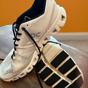 White On Cloud running shoes